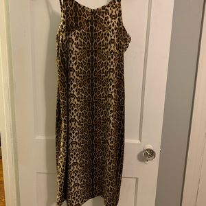 Leopard print party dress